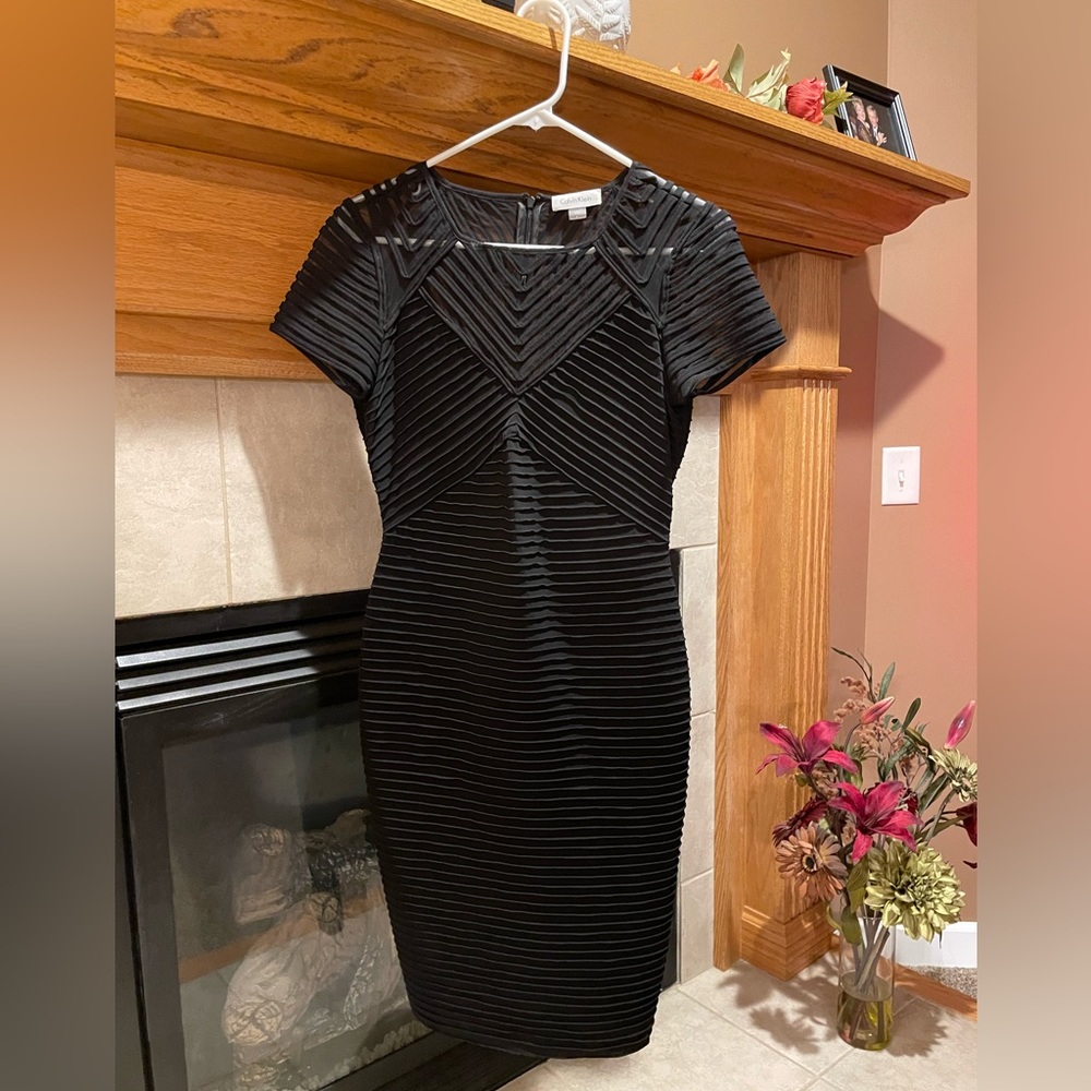 Calvin Klein size 4 black dress